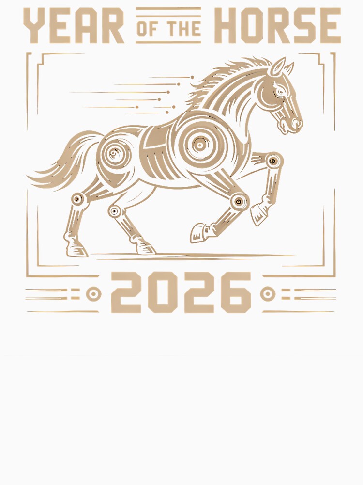 Happy Chinese New Year Of The Horse 2026 Lunar Zodiac by SarahLeanne1