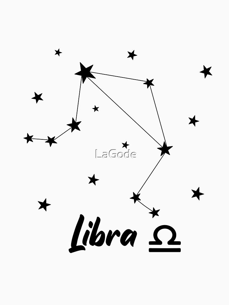 Libra Zodiac Star Constellation by LaGode