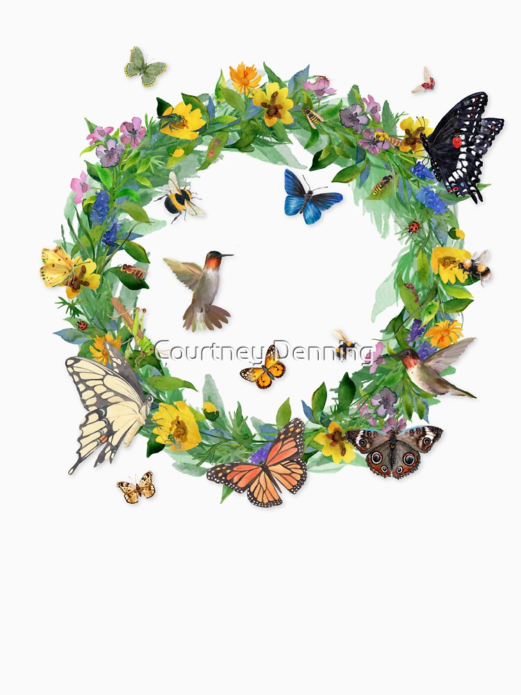 Pollinator Wreath by Bittersweet Gardener