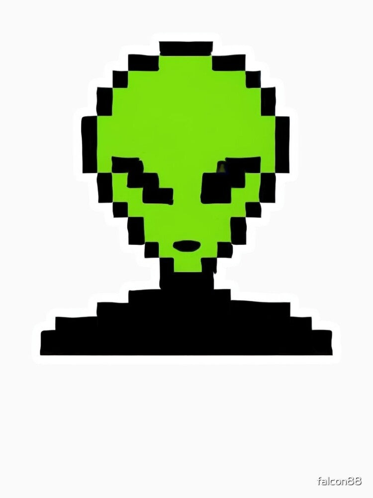 Pixel Alien – Paint Glitch Nostalgia Reloaded Amalgamation Grad Legacy by Imaginarium of Chaos falcon88