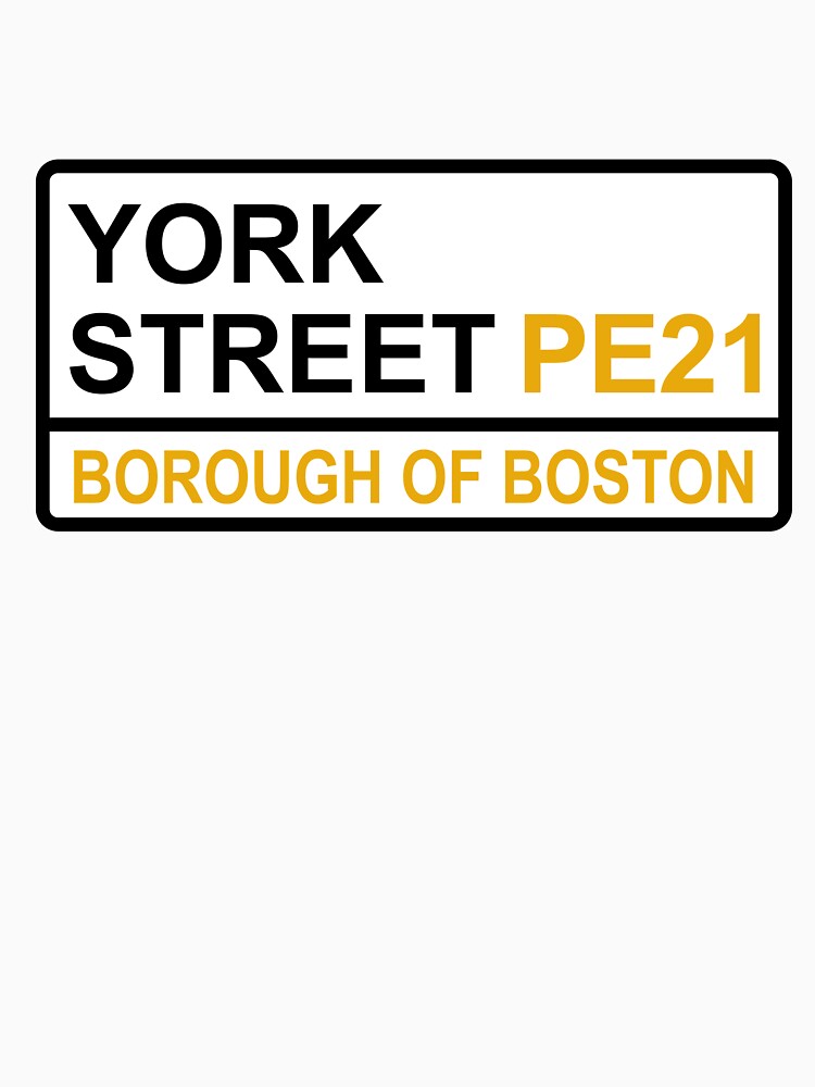 Boston York Street Iconic Street Sign by DelfDesign