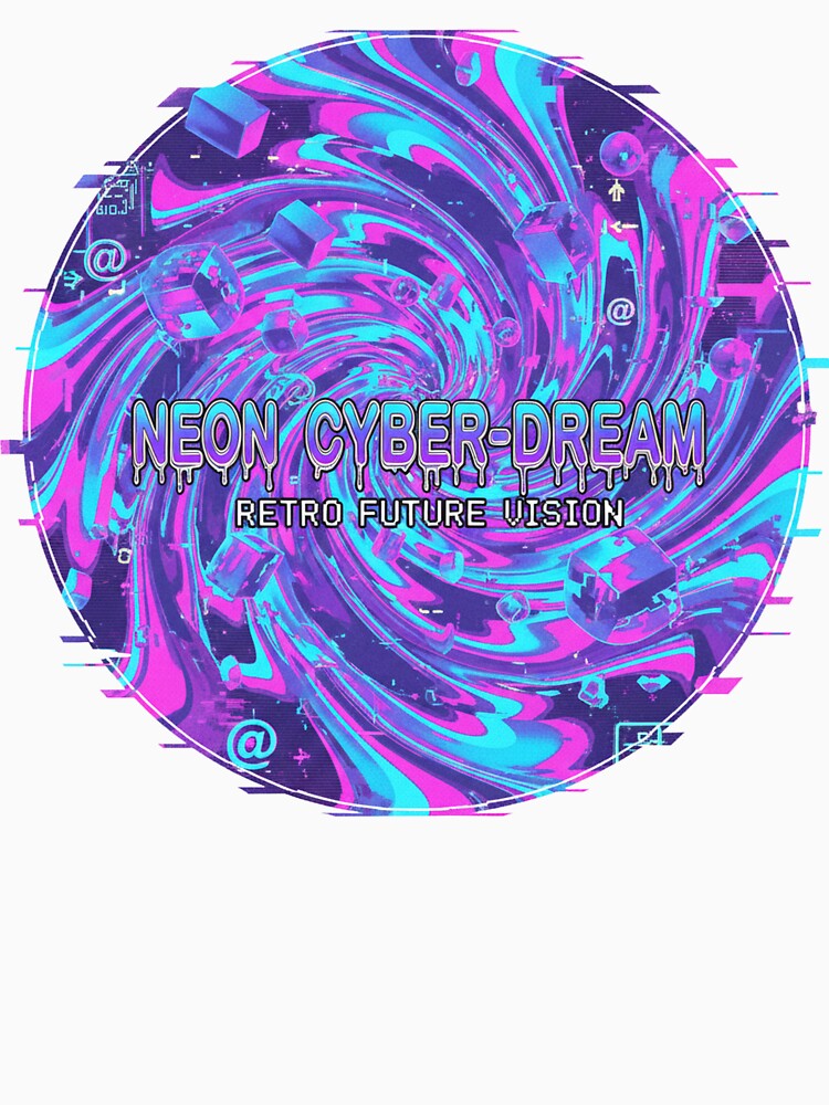 Neon Cyber-Dream: The Retro-Future Vision by Guryl Michal Designs