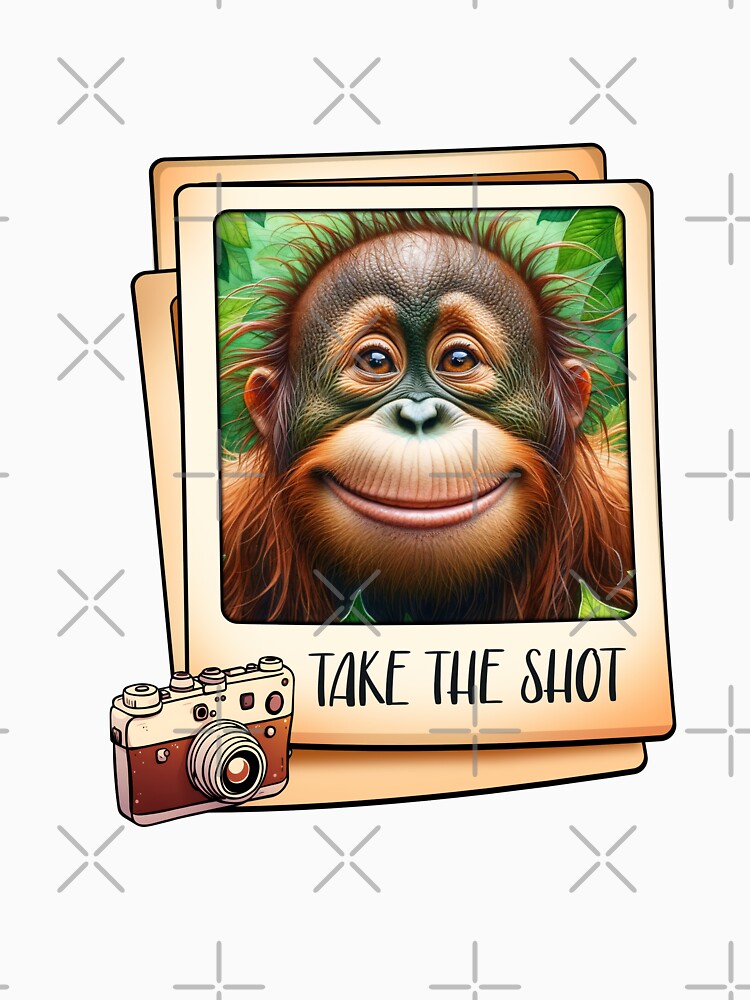 Take the shot - orangutan photograph by roundowl