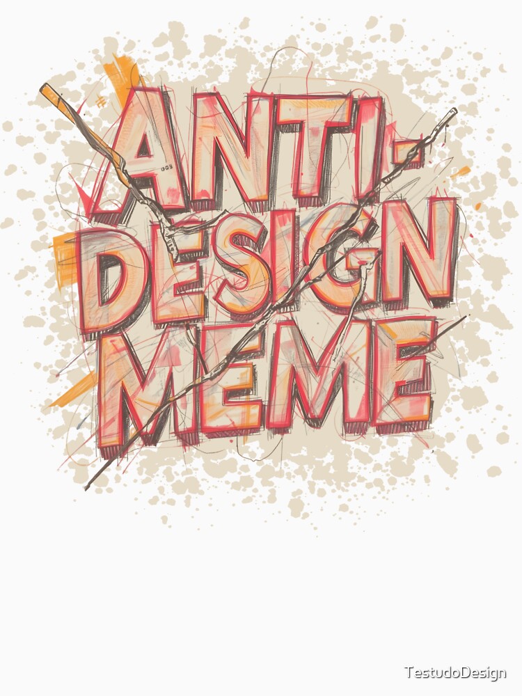 Anti-Design Meme Typography – Drawn Chaotic Sketch Style by TestudoDesign