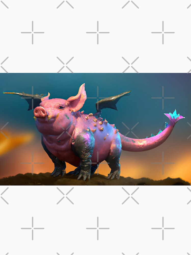 A proud pig dragon by betes-etranges