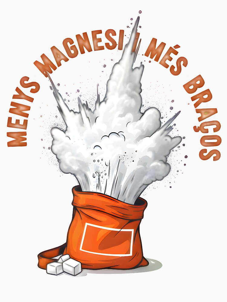 Less Chalk More Arms - Explosive Climbing Chalk Bag Art by LoopassVD