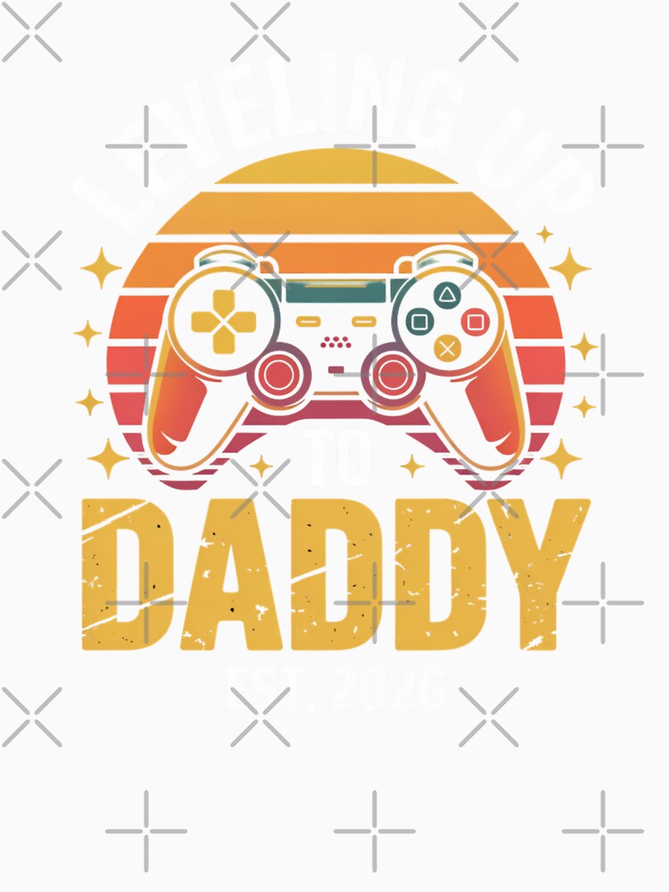 Leveling Up to Daddy Est. 2026 Gamer Dad by Gogetgiggles
