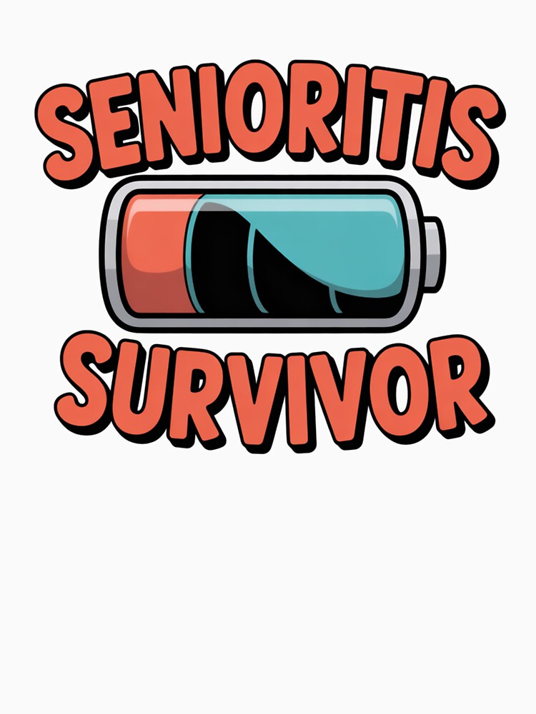 Senioritis Survivor Funny Class Senior of 2026 Graduation by Okada's t-shirts & accessories