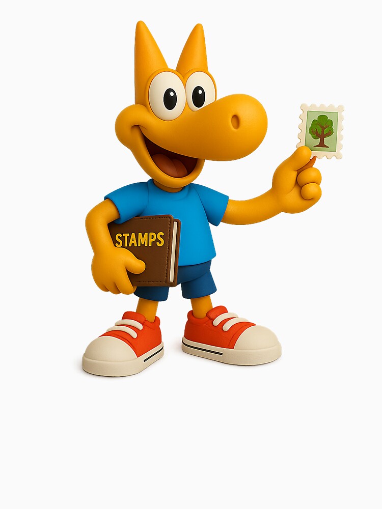 Funny Stamp Collecting Character – Perfect Philatelist Gift by SnoyTextil