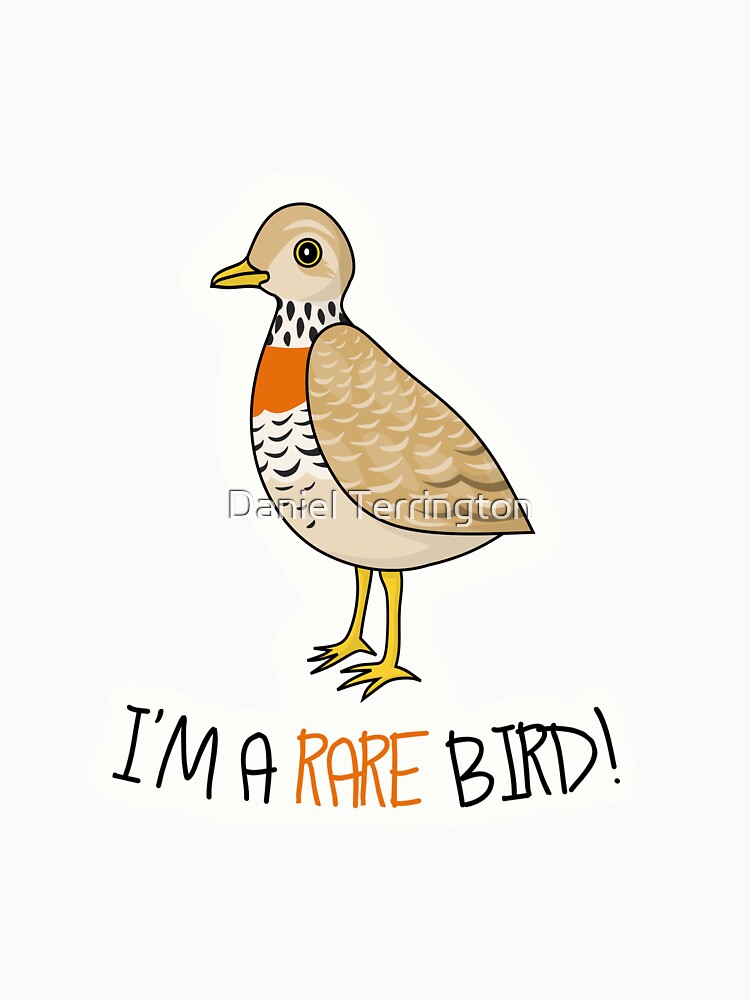 I'm a rare bird! (dark background) by Daniel Terrington