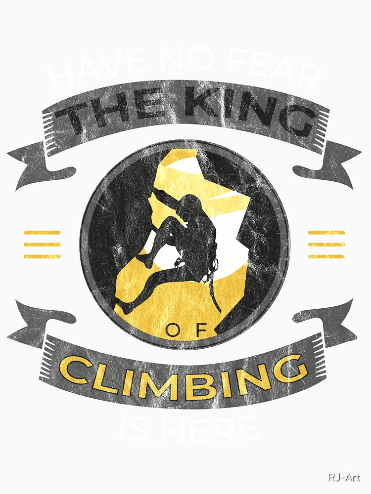 Climbing Climber Boulderer Mountain Alpinism by RJ-Art