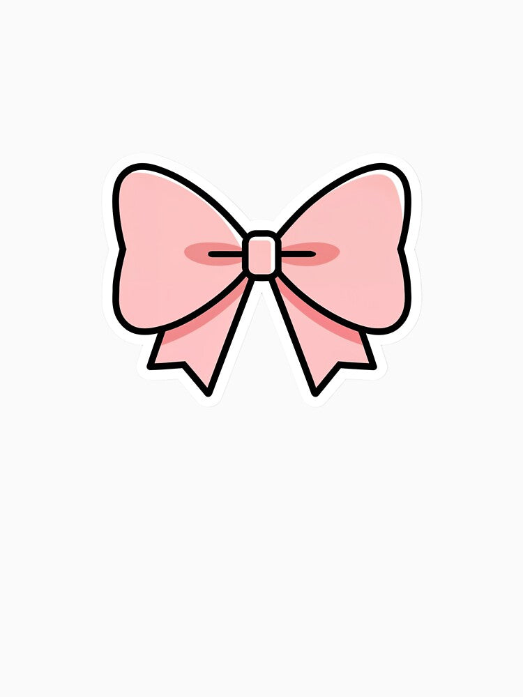 Coquette Bow Sticker — Trending Aesthetic Ribbon Decal for Laptop, Phone and Journal by Stick_It_With_Love