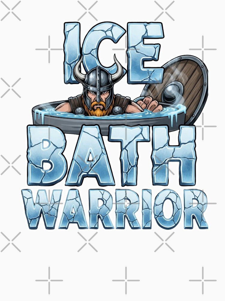 Ice Bath Warrior | The Biohacker Aesthetic Recovery Tee by FitEnvy