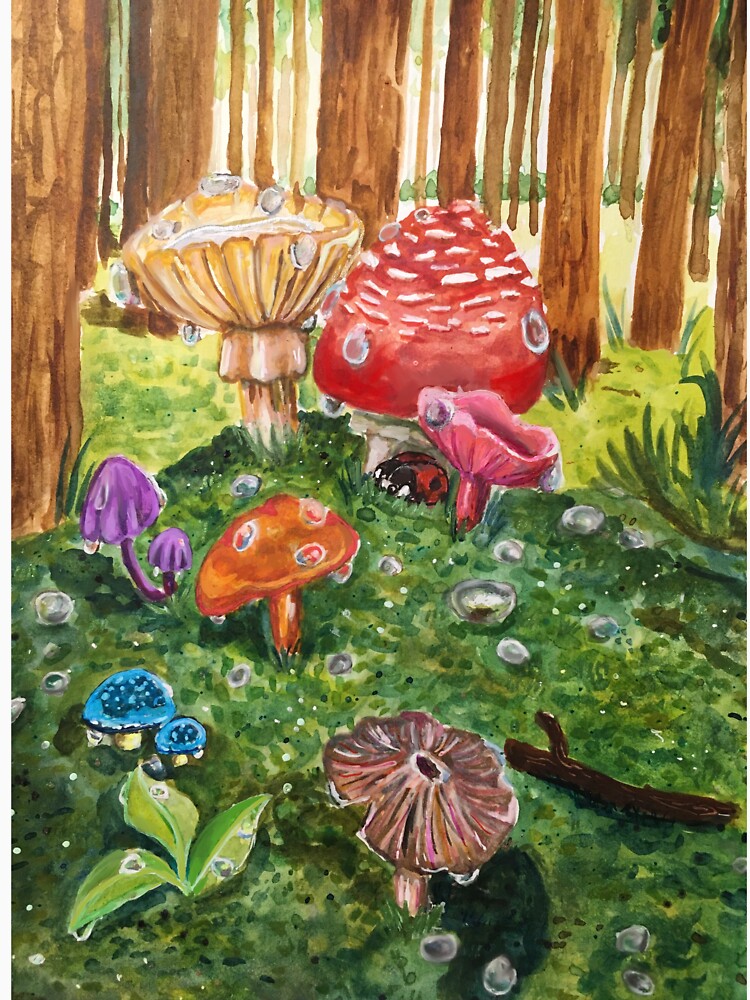 Mushroom forest by Efeckie