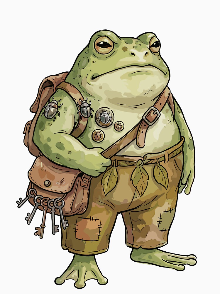 Goblincore Aesthetic: Mud-Patch Toad Scavenger by bapupa