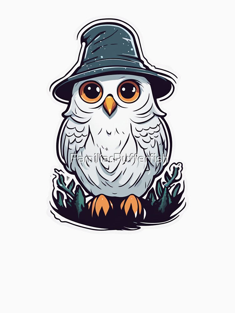 Gnome Owl by FamiliarPufferfish