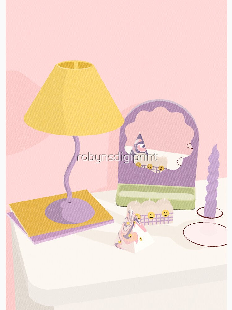 minimalist room art print by robynsdigiprint