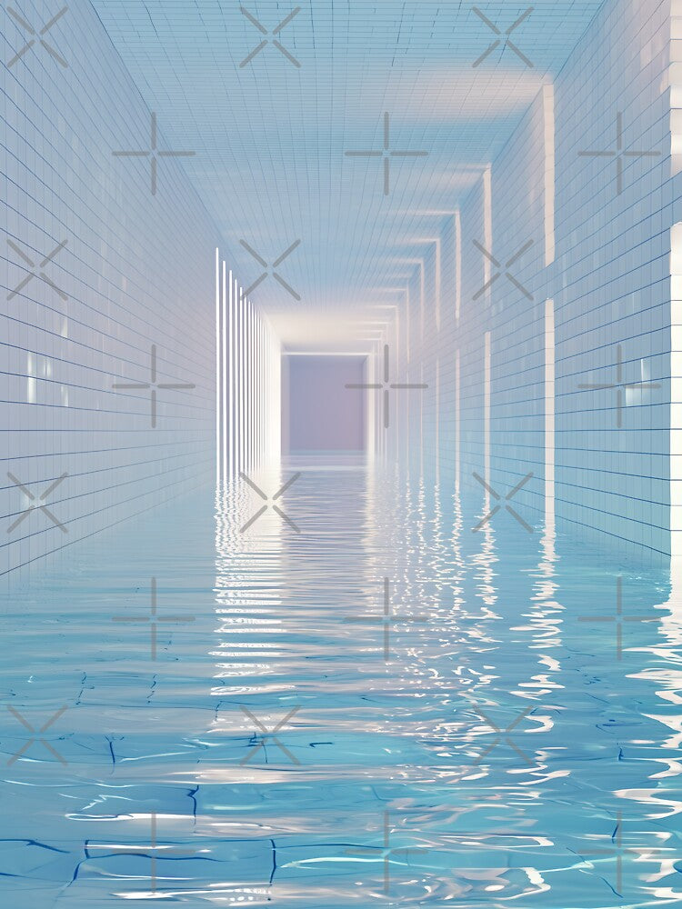 Aquatic Hallway Dreamscape by Viktor Surzhko