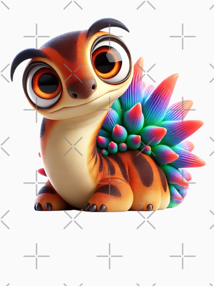 Adorable Wiwaxia Dinosaur by Sillytoe