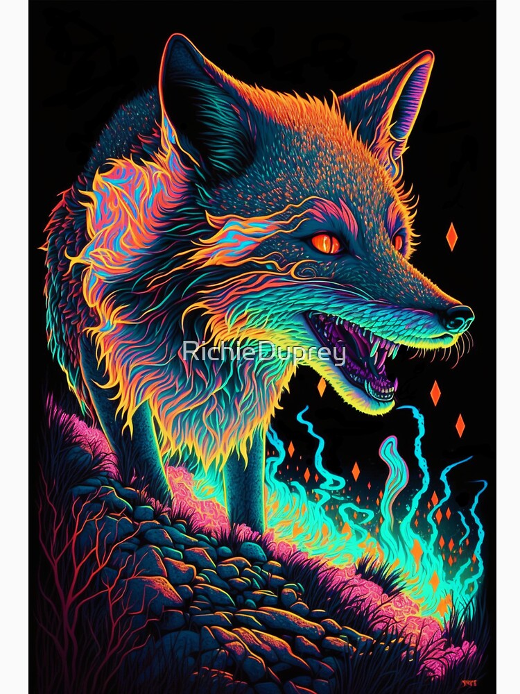 Psychedelic Fox by ResistNormality