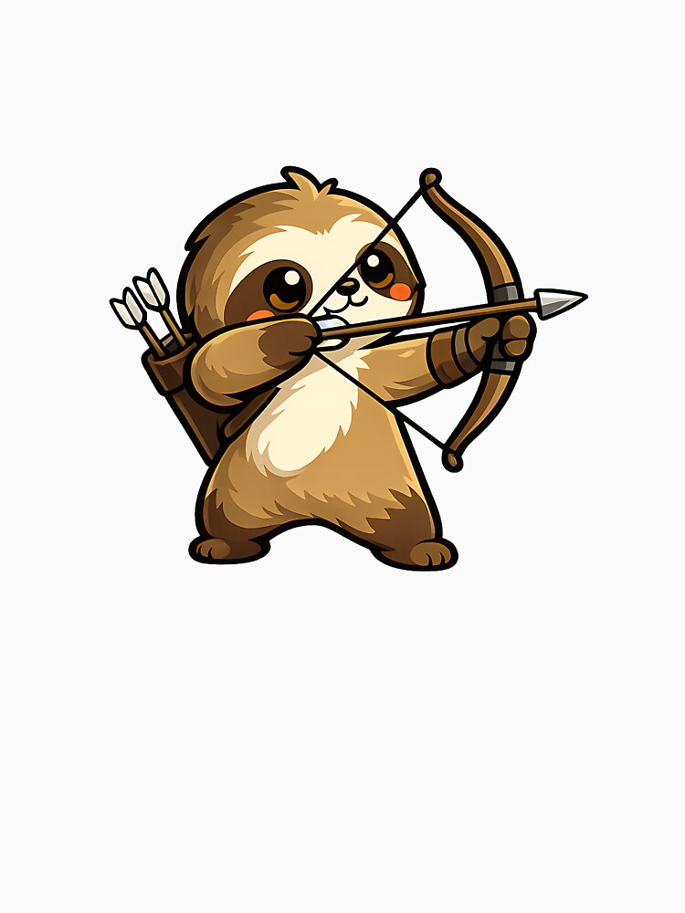 Cute Sloth Archery Anchor Point by Ombrya