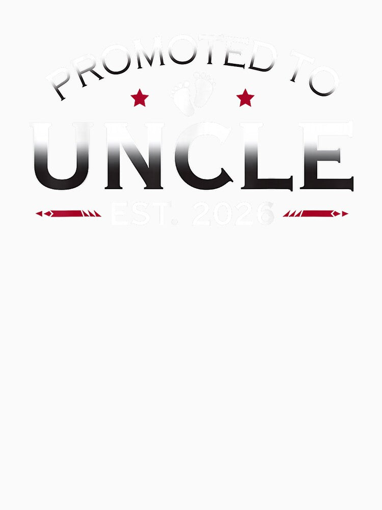 Promoted to New Uncle Est 2026 First Time Baby Announcement by Goleon12