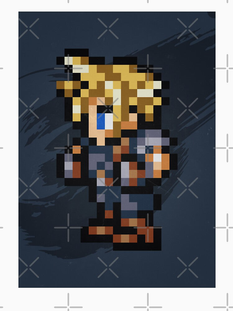 Final Fantasy VII - Cloud Sprite by SpriteZone