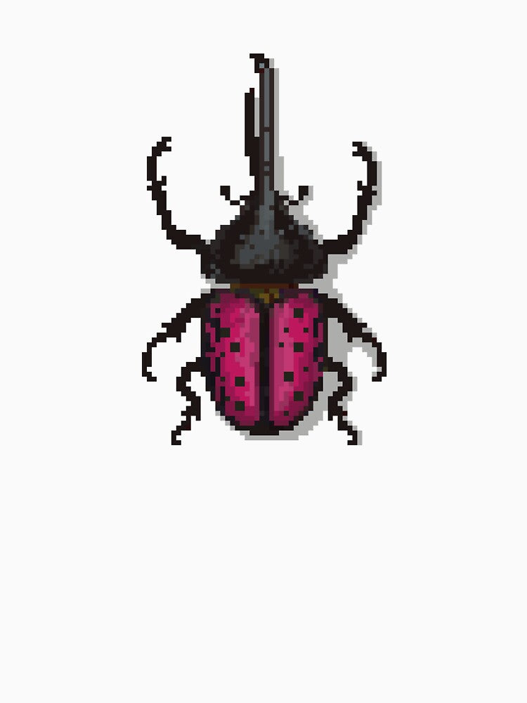 Pixel art beetle nº 46 by Kanistamps