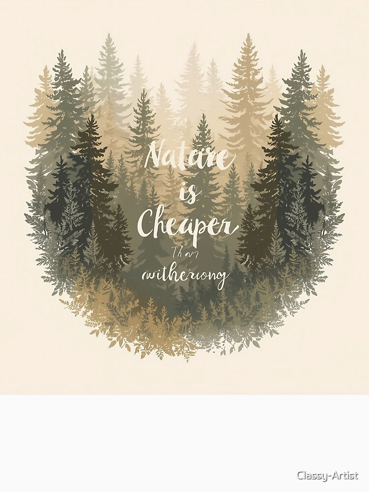 Nature Is Cheaper Than Therapy Forest light by Classy-Artist