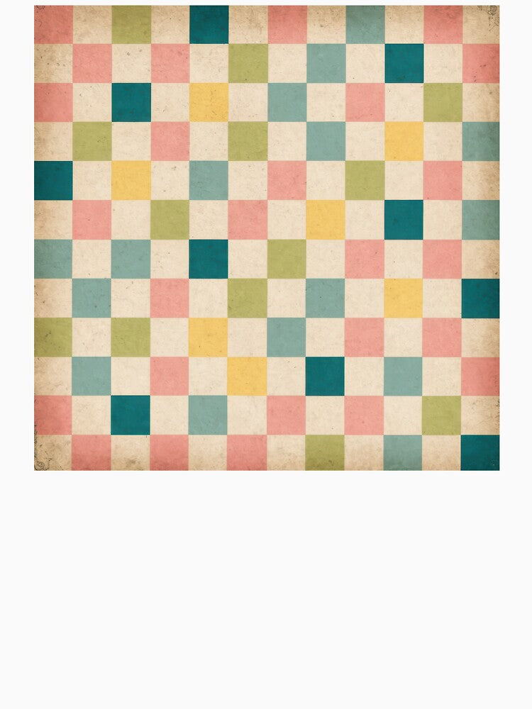 Pastel Checkerboard by Angry Swan Designs