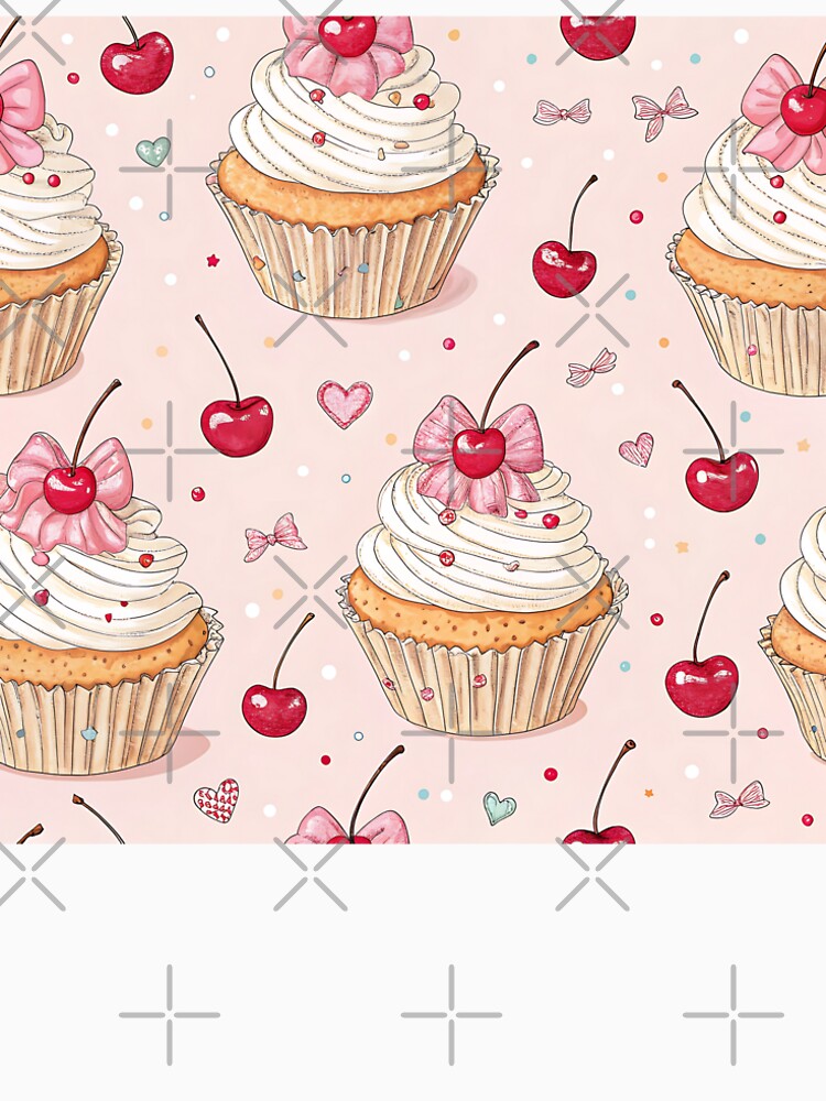 Cherry Pink Cupcake by ClariseDesigns