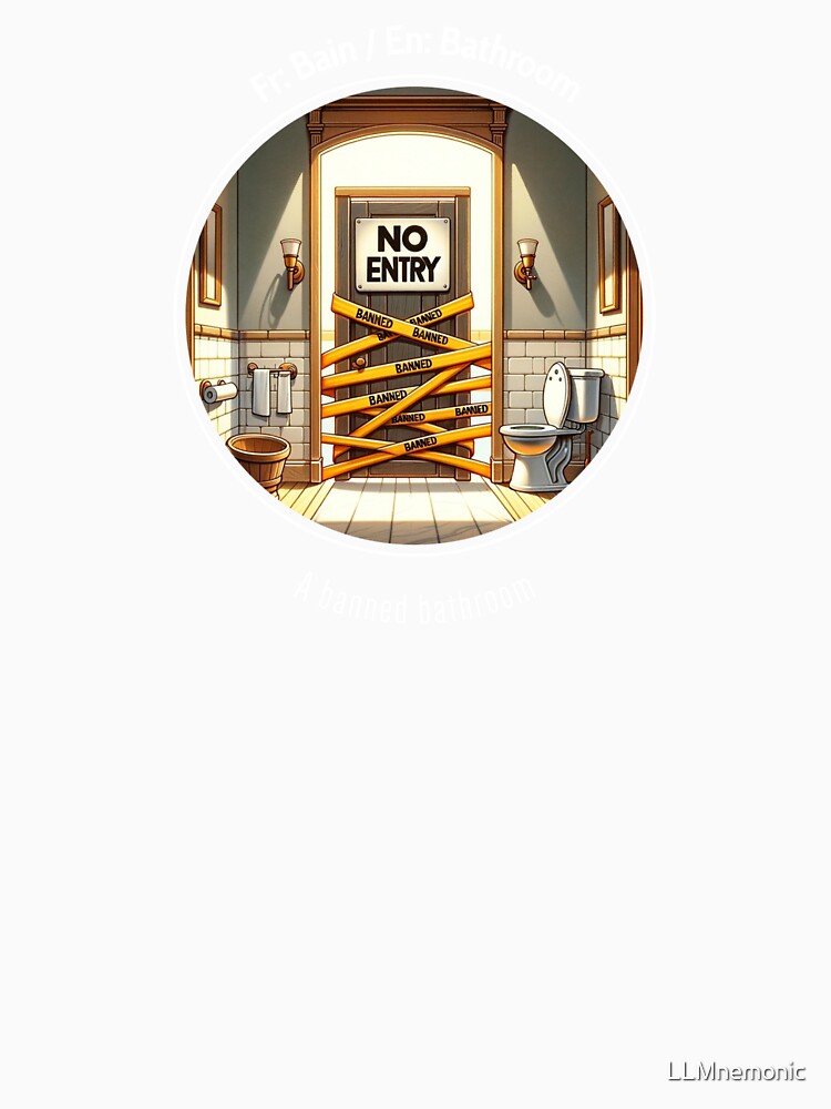 A banned bathroom by LLMnemonic