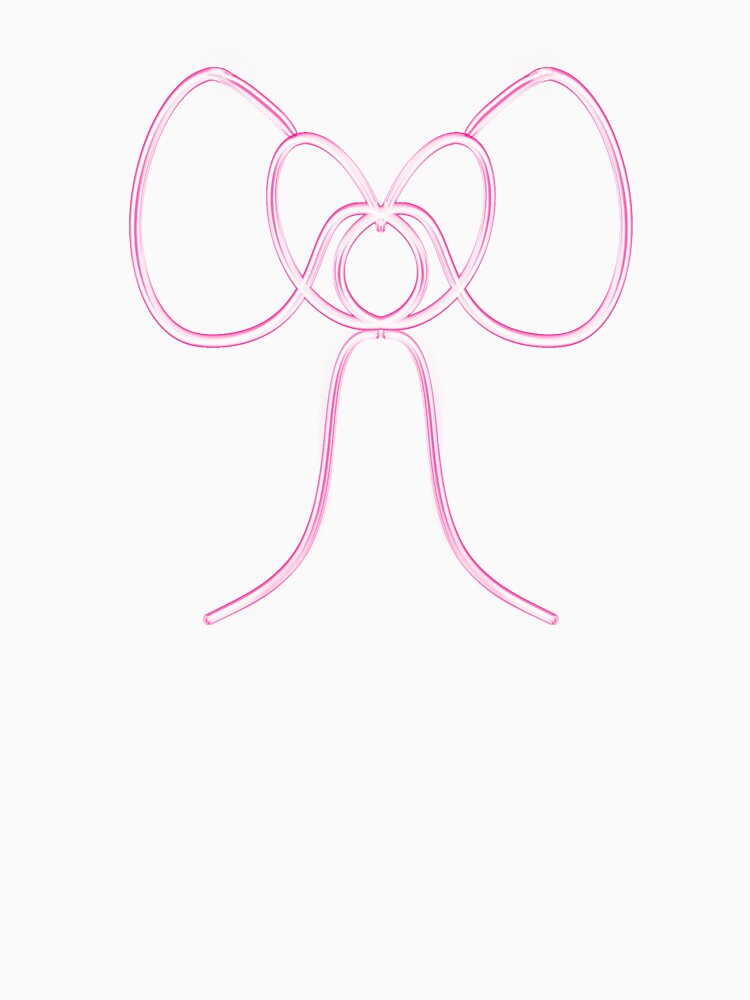 Minimalist Coquette Pink Bow by CozyCrafts04