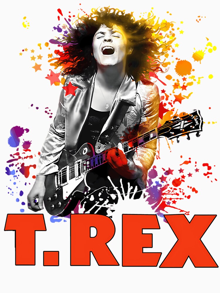 T Rex Rock Band Marc Bolan Retro Cool by AbdoOo86