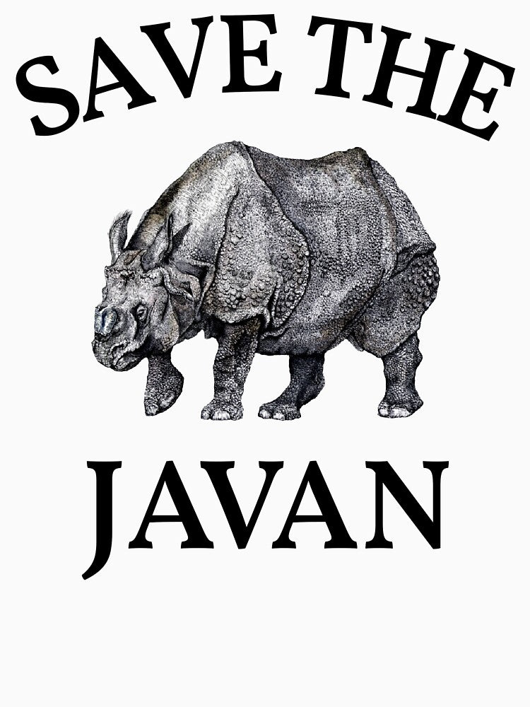 Javan Rhino Endangered Species Rhinoceros by The Junto Shop