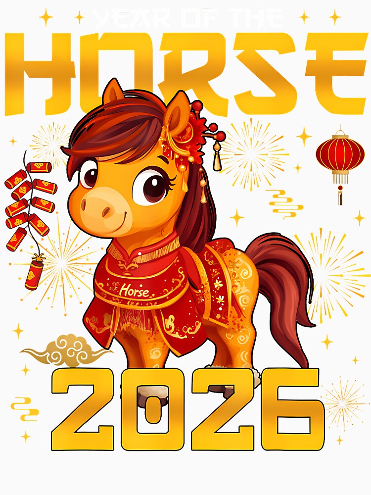 Year Of The Horse 2026 Lunar New Year Chinese New Year by EarlineRenee