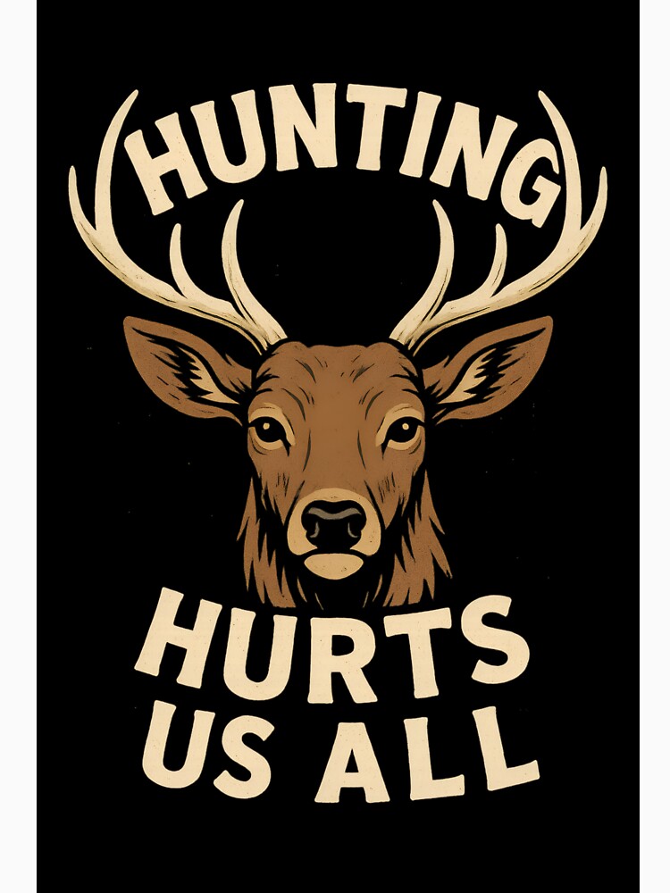 Hunting Hurts Us All – Powerful Deer Conservation Artwork by Mayankbalas1996
