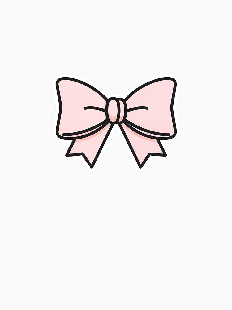 Coquette Bow Sticker — Trending Aesthetic Ribbon Decal for Laptop Phone and Journal by Stick_It_With_Love