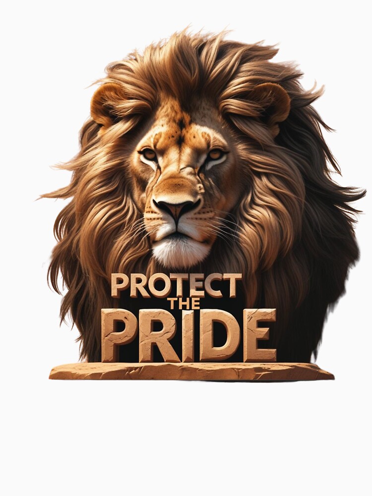 Protect The Pride – Majestic Lion Wildlife Conservation Art by RAA-Logo-Image