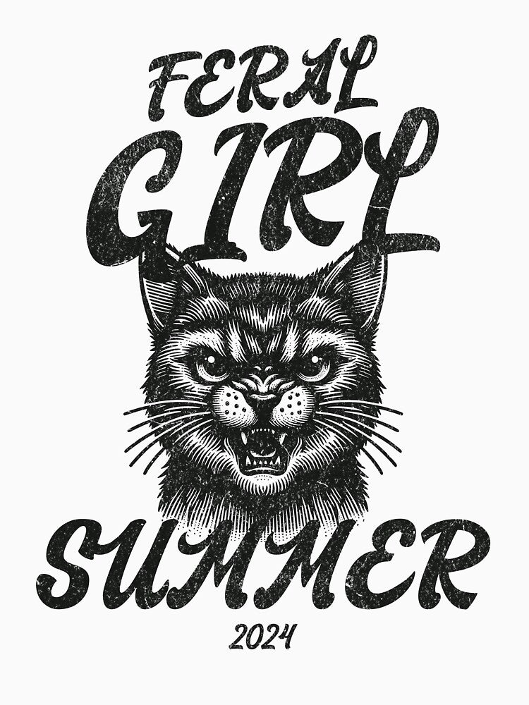 Feral Girl Summer Cat 2024 by KloverDesigns
