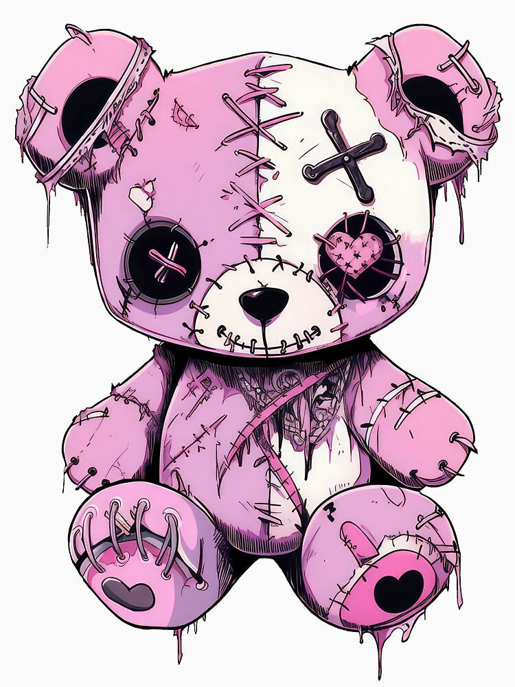 Pastel Goth Design For Women Graphic Design Anime Kawaii by BlueBerry-Pengu