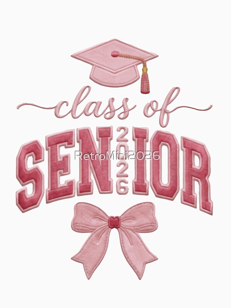 Class Of Senior 2026 Graduation Student Graduating Gift by RetroMini2026