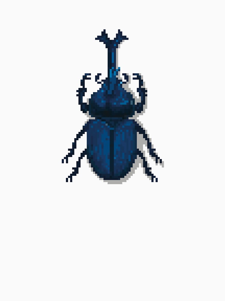 Pixel art beetle nº 51 by Kanistamps