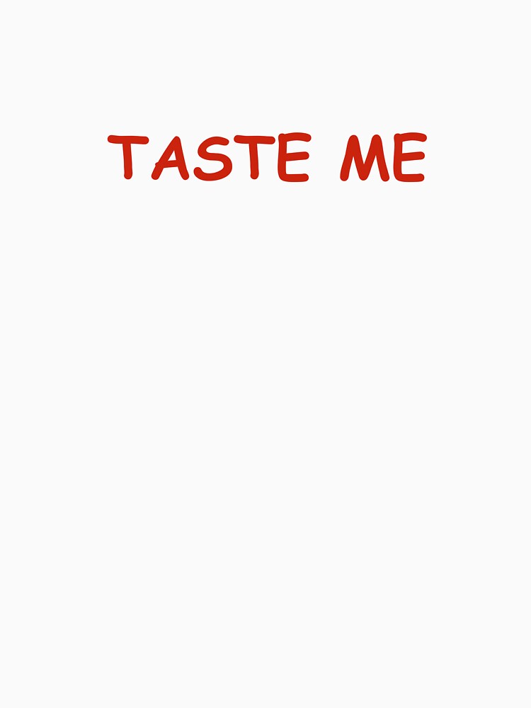 Taste me, sexy girls, Minimalist Red Aesthetic by Soli14e