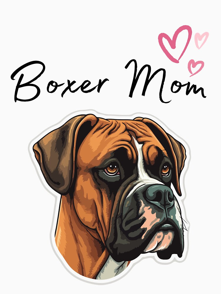 boxer mom - boxer dog by TEEJAMBOREE