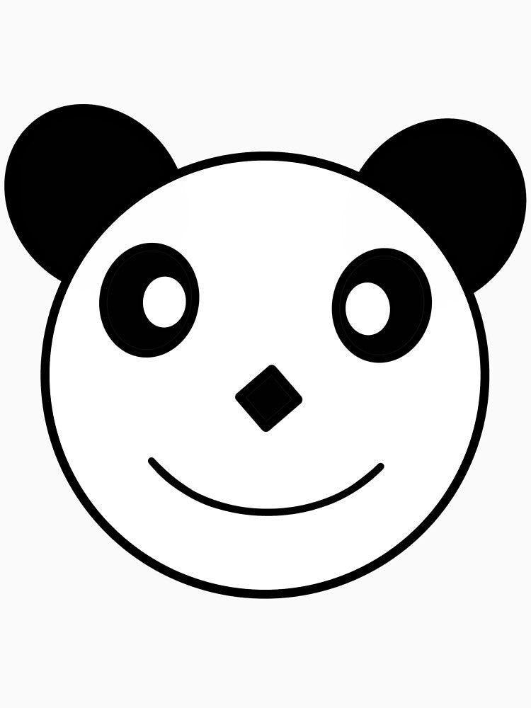 PANDA HEAD by vazqpete