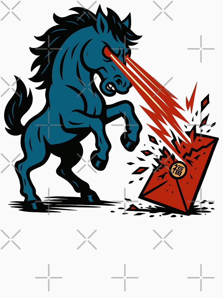 Blucifer Using Laser Eyes to Open Red Envelope by Ghost on Toast