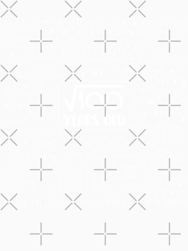 Square Root of 100 - 10 Year Old Math Lovers 10th Birthday by TaunoMeri