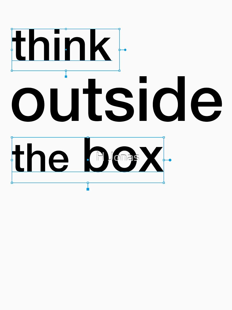 Creative Mindset - Unconventional Selection - Out of the Box Design by H Jonas