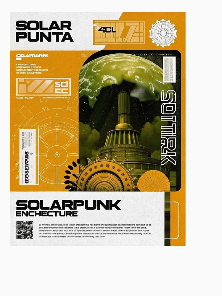 Solarpunk: SOLARPUNTA Ecological Enclosure Structure by Raw-Ink